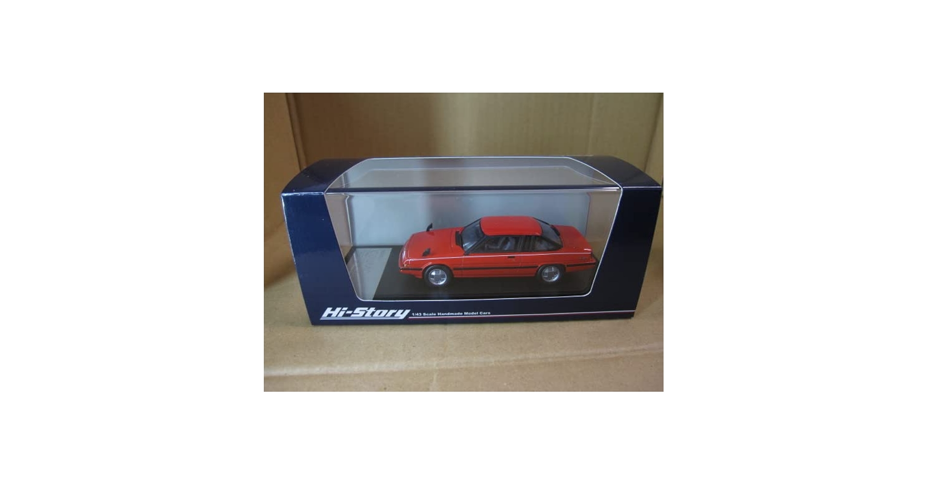 ハイストーリー マツダ コスモ クーペリミテッド 1979 ミニカー 1/43赤 ハイストーリー マツダ コスモ クーペリミテッド 1979 ミニカー